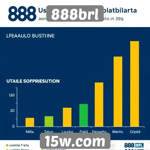 Estatísticas de usuários ativos no 888brl